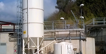 Impianto di rimozione del Cromo esavalente realizzato presso l'ex stabilimento Stoppani a Cogoleto (GE)